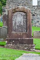 Robert Burns` family grave, Kirkoswald Old Parish Church.